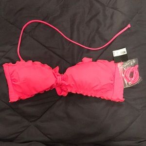 Victoria’s Secret pink bandeau bathing suit top